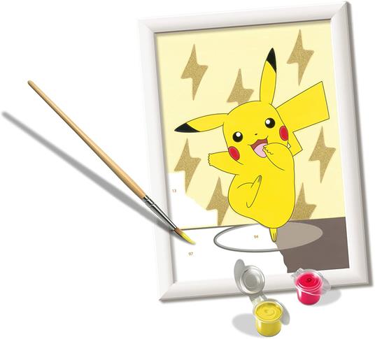 Ravensburger - CreArt Serie E: Pokémon, Pikachu, Kit per Dipingere con i  Numeri, Contiene una Tavola Prestampata, Pennello - Ravensburger - Creart -  Pittura - Giocattoli