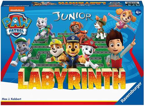 Ravensburger  Paw Patrol Junior Labyrinth, Gioco Da Tavolo, Da 2 a 4 Giocatori, 7+ Anni - 2