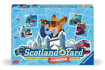 Giocattolo Ravensburger - Scotland Yard Junior, Gioco Da Tavolo, da 2 a 4 giocatori, 6+ anni Ravensburger