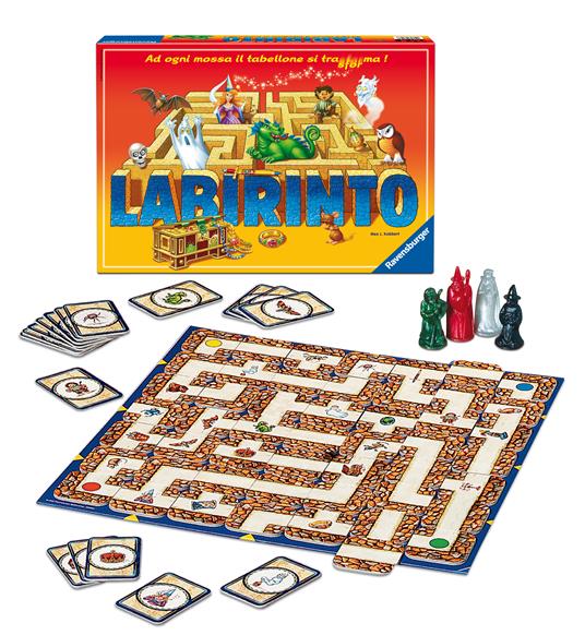 Ravensburger  Labirinto 35th Anniversary, Gioco Da Tavolo, Da 2 A 4 Giocatori, 7+ Anni - 66