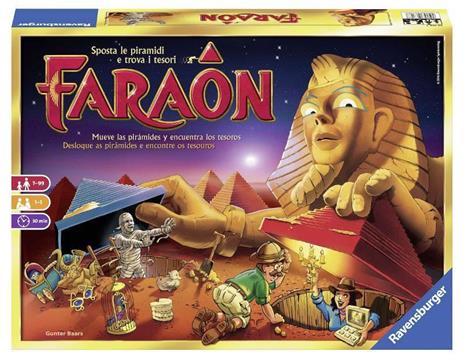 Ravensburger  Faraon, Gioco Da Tavolo, Da 1 A 5 Giocatori, 7+ Anni - 8