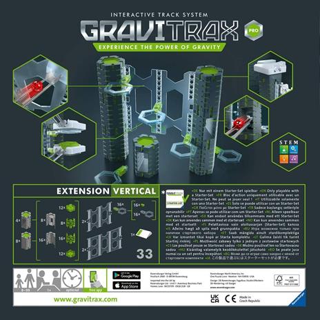 Ravensburger Gravitrax Pro Vertical, Gioco Innovativo Ed Educativo Stem, 8+ Anni, Estensione - 3