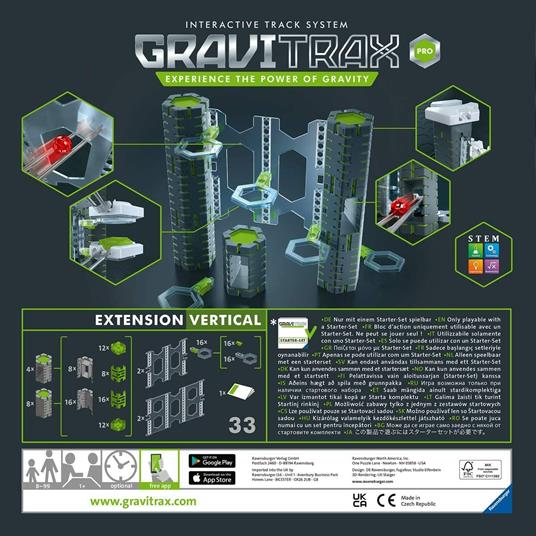 Ravensburger Gravitrax Pro Vertical, Gioco Innovativo Ed Educativo Stem, 8+ Anni, Estensione - 3