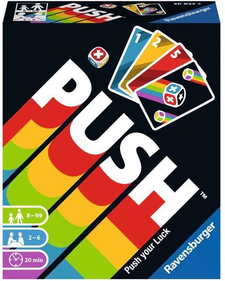 Ravensburger - Push, Gioco di Carte per tutta la famiglia, 8+ Anni - 2