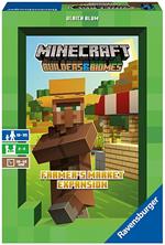 Ravensburger - Minecraft Builders & Biomes Farmer's Market Espansione, Italiana, Gioco da Tavolo Strategico, 2-4 Giocatori