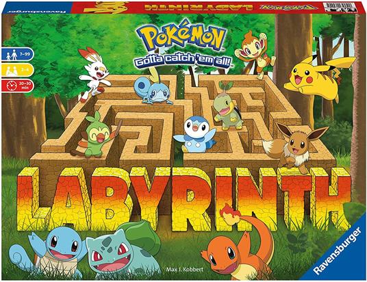 Ravensburger – Pokemon Labyrinth, Gioco Da Tavolo, Da 2 a 4 Giocatori, 7+  Anni - Ravensburger - Labirinto Family - Giochi di abilità - Giocattoli |  laFeltrinelli