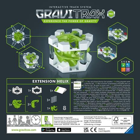 Ravensburger Gravitrax Professional Helix - Elica, Gioco Innovativo Ed Educativo Stem, 8+ Anni, Accessorio - 4