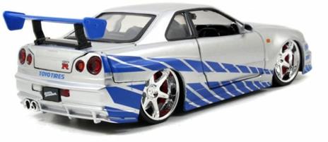 Fast & Furious: 2002 Nissan Skyline Gt-R (Bnr34) In Scala 1:24 Die-Cast - 5