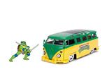 Turtles 1962 Vw Bus 124 Con Personaggio Di Leonardo In Die-Cast