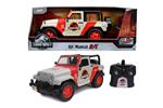 Jurassic Park: Jada Toys - Jeep Wrangler In Scala 1:16, 2 Canali, 2,4Ghz, Funzione Turbo, Velocita Fino A 9 Km/H, Funzione Di Guida Completa