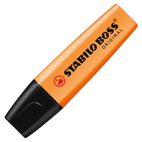 Evidenziatore - STABILO BOSS ORIGINAL - Pack da 2 - Giallo/Arancio - 3