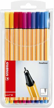 Fineliner - STABILO point 88 - Astuccio da 20 - Colori assortiti