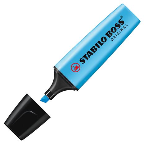 Evidenziatore - STABILO BOSS ORIGINAL - Azzurro - 4