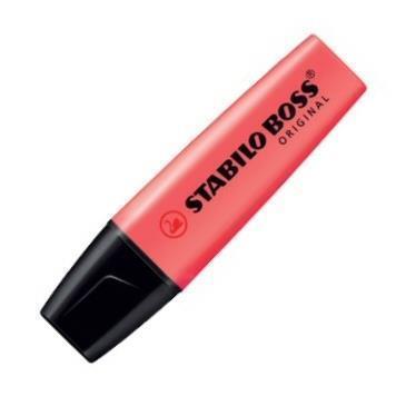 Evidenziatore - STABILO BOSS ORIGINAL - Rosso - 2