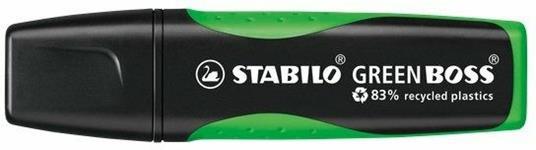 Evidenziatore Ecosostenibile - STABILO GREEN BOSS - 83% Plastica Riciclata - Verde