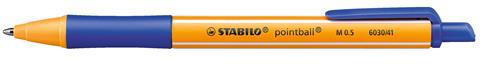 Penna a sfera Ecosostenibile - STABILO pointball - CO2 neutral - Blu