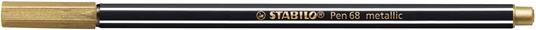 Pennarello Premium Metallizzato - STABILO Pen 68 metallic - Pack da 3 - Oro/Argento/Rame - 2