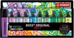 Evidenziatore - STABILO BOSS ORIGINAL - ARTY - Cool Colors - Astuccio da 10 - Colori assortiti