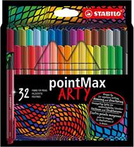 Fineliner Premium - STABILO pointMax - ARTY - Astuccio da 32 - Colori assortiti