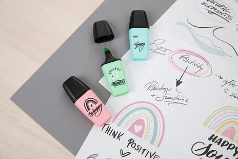 Set Creativo - STABILO Pastellove - 12 Fineliner Mini, 12 pennarelli premium Mini, 6 evidenziatori Mini, 5 matite in grafite - 5