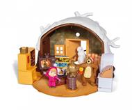 Masha E Orso. Playset Casa Inverno Con Accessori