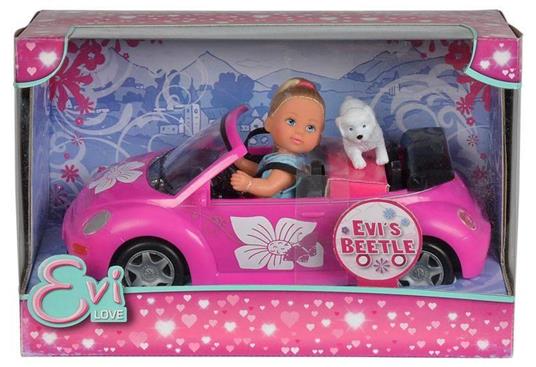 Evi Love. Evi Con Auto Beetle E Cucciolo