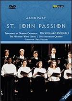 Arvo Pärt. St John Passion. La Passione secondo Giovanni (DVD)