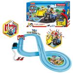 Carrera- Paw Patrol-ON The Double-2,9 m-First Pista a Batteria, Colore Colorata, 20063035