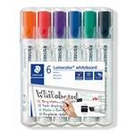 Staedtler 351 B WP6 evidenziatore 6 pz Nero, Blu, Verde, Arancione, Rosso, Viola