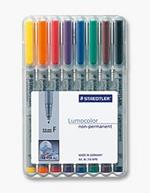 Staedtler 316 WP8 evidenziatore 1 pezzo(i) Nero, Blu, Marrone, Verde, Arancione, Rosso, Viola, Giallo