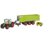 CLAAS Trattore con Rimorchio Giocattolo RC AXION870 e CARGOS9600 1:16