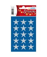 Herma Stickers Adesivi Natale Stelle Argento D2.2cm