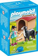 Playmobil Fattoria (70136). Cane con Cuccia