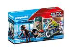 Playmobil 70572 Poliziotto in moto e ladro