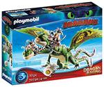 Playmobil: 70730 - Dragons Racing: Testabruta E Testaditufo Con Vomito E Rutto