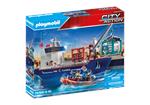 Playmobil 70769 Nave Da Carico Con Container