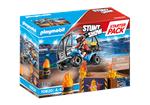 Playmobil 70820 Starter Pack Stuntshow Quad con Rampa Infuocata