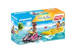 Playmobil 70906 Starter Pack Moto d'acqua con banana boat