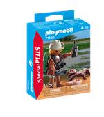 Playmobil 71168 special plus ricercatore con alligatoreper bambini dai 4 anni