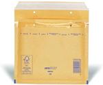 Arofol 2FVAF000013 - Buste imbottite per CD, 100 pezzi, 180 x 165 mm, giallo oro/marrone