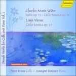 Opere per Violoncello di Compositori Francesi vol.1 - Sonata Op.27 - CD Audio di Louis Vierne,Peter Bruns