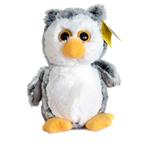 Peluche Gufo Gufetto Civetta Morbido Soffice Tenero Amico Altezza 24 Cm