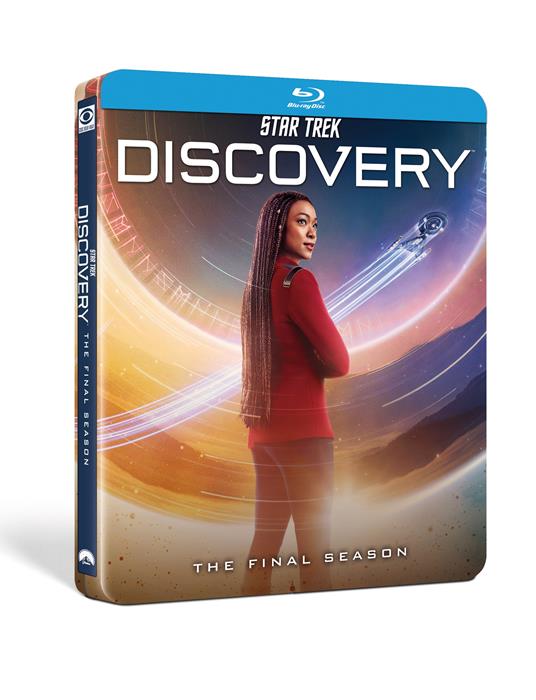 Star Trek Discovery. Stagione 5. Steelbook. Serie TV ita (4 Blu-ray) - Blu-ray