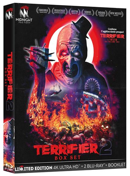 Terrifier 2 Boxset (Blu-ray + Blu-ray Ultra HD 4K) di Damien Leone