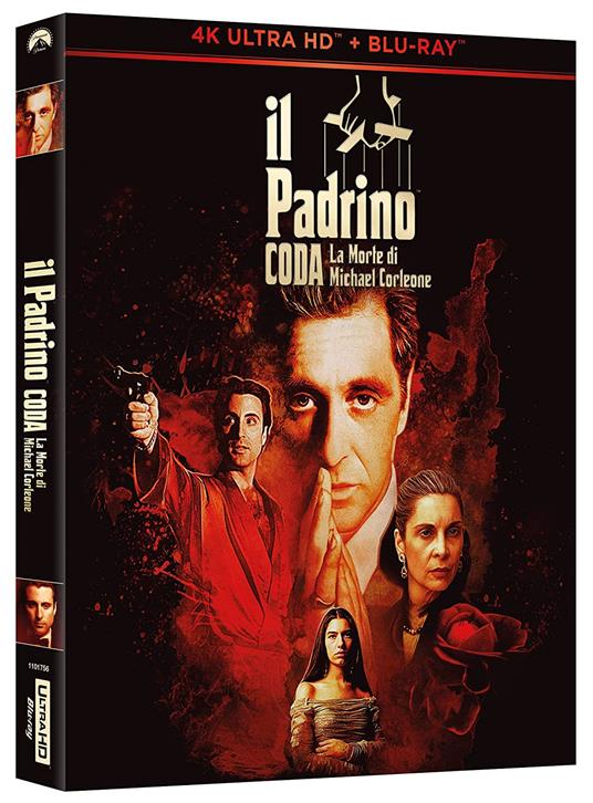 Il padrino coda: La morte di Michael Corleone (Blu-ray + Blu-ray Ultra HD 4K)  - Blu-ray + Blu-ray Ultra HD 4K - Film di Francis Ford Coppola Drammatico