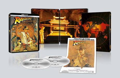 Indiana Jones e i predatori dell'arca perduta. Steelbook (Blu-ray + Blu-ray Ultra HD 4K) di Steven Spielberg - Blu-ray + Blu-ray Ultra HD 4K - 3