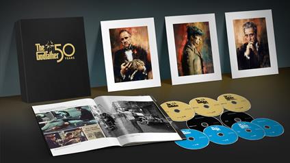 Il padrino trilogia. Edizione speciale 50° anniversario (5 Blu-ray + 4 Blu-ray Ultra HD 4K) di Francis Ford Coppola