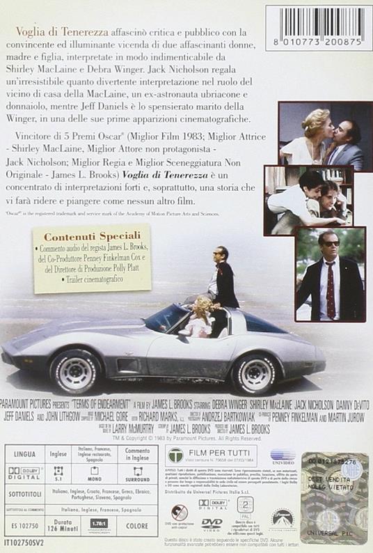 Voglia di tenerezza (DVD) di James L. Brooks - DVD - 2