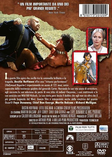 Il piccolo grande uomo (DVD) - DVD - Film di Arthur Penn Avventura |  Feltrinelli