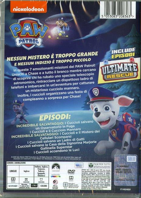 Paw Patrol. I cuccioli risolvono un mistero (DVD) - DVD - 3